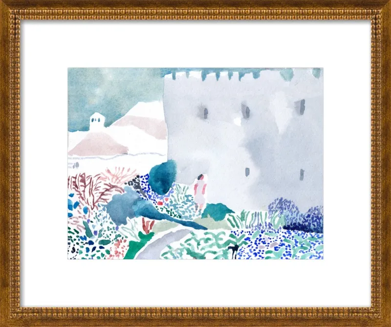 Castle Flowers by Charlotte Ager for Artfully Walls