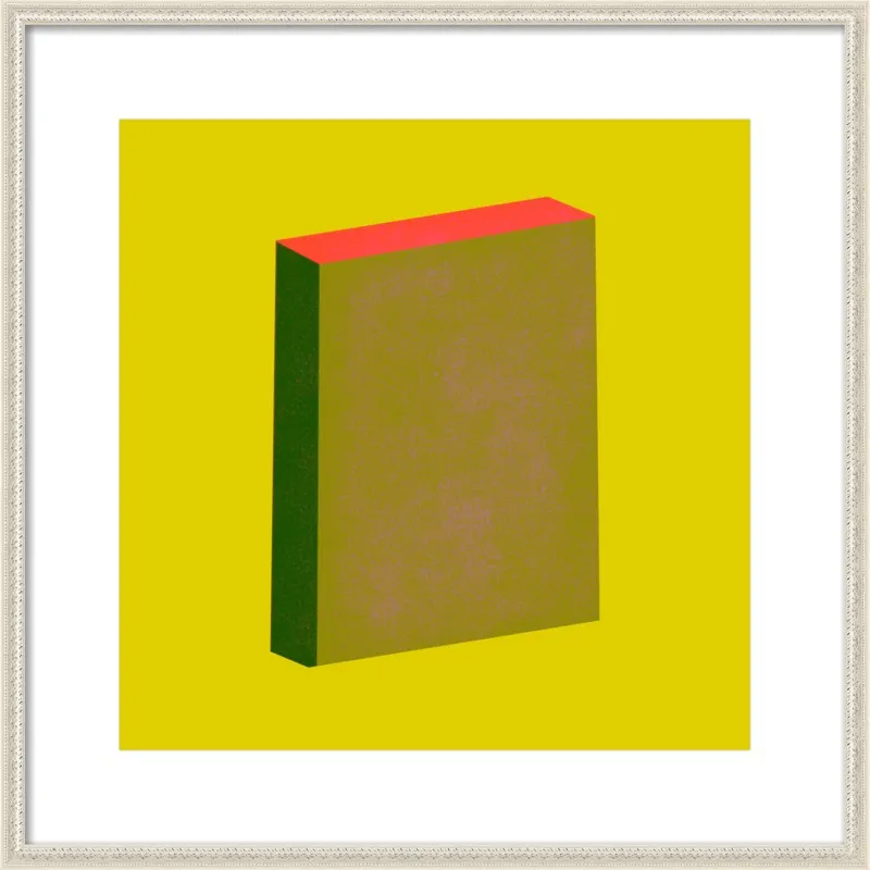 Color Books 4, Olive, Forest, Hot Red & Pear Green by Jessica Poundstone for Artfully Walls