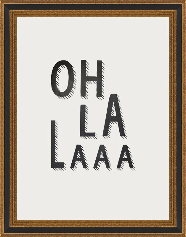 Oh la la by Lonneke de Roos - Kind of Style for Artfully Walls