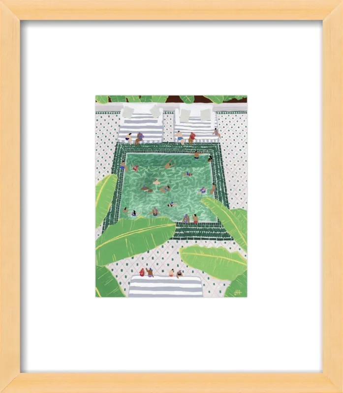 Green Riad by Joanne Ho for Artfully Walls