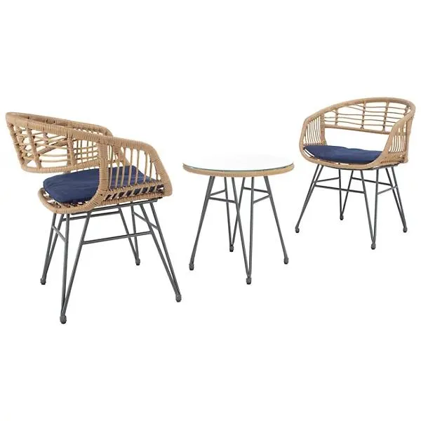 Clementina 3 PC Outdoor Lounger Set