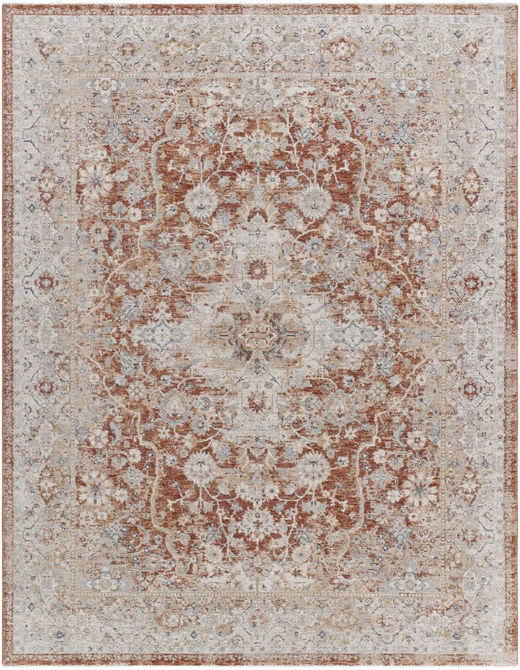 Poem White Indoor 2'7" x 3'11" Machine Woven Rug