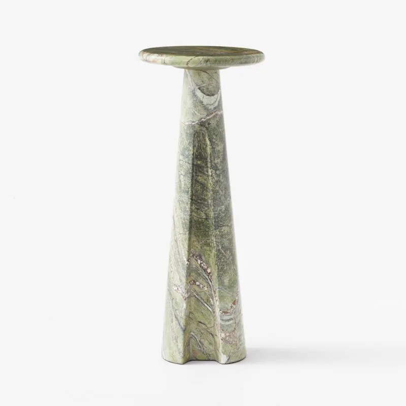 Ciccio Green Marble Side Table