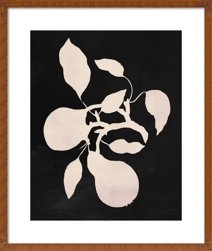 pears black and white by Ruti Shaashua for Artfully Walls