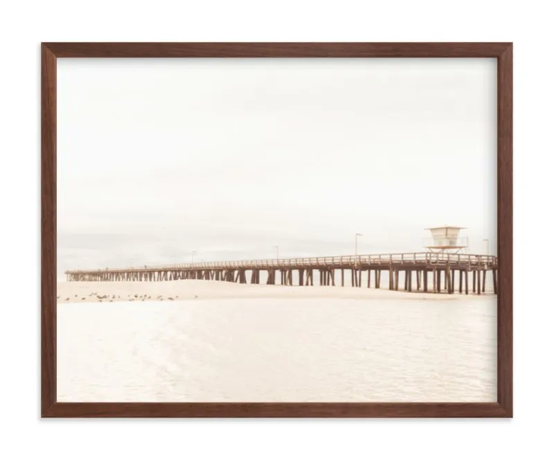 Stormy Pier Limited Edition Fine Art Print