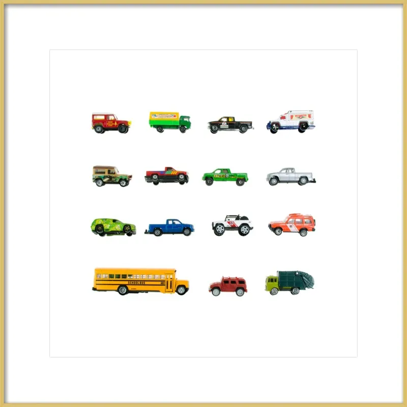 Vintage Toy Trucks by Jennifer Steen Booher for Artfully Walls