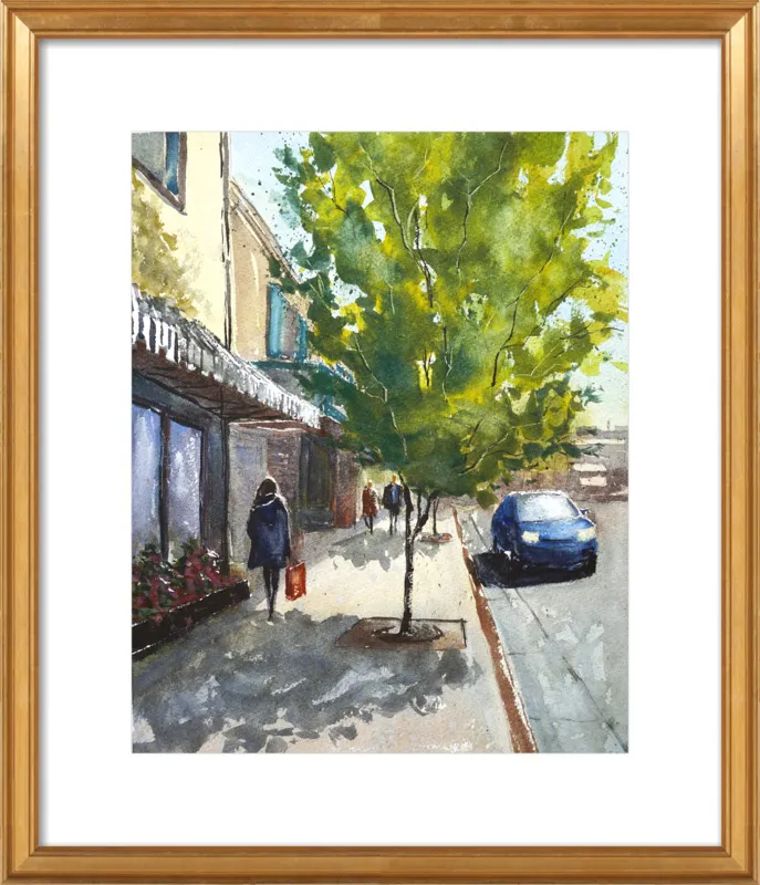 Shops in Laguna by Lauren Dusing for Artfully Walls