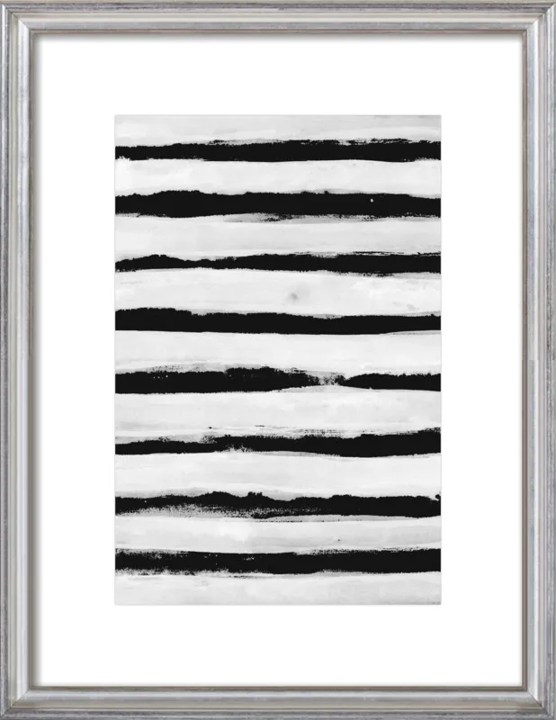 Black and White Stripes by Georgiana Paraschiv for Artfully Walls