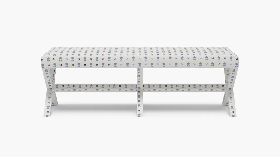 Double X Bench, Delft Mod Fleur