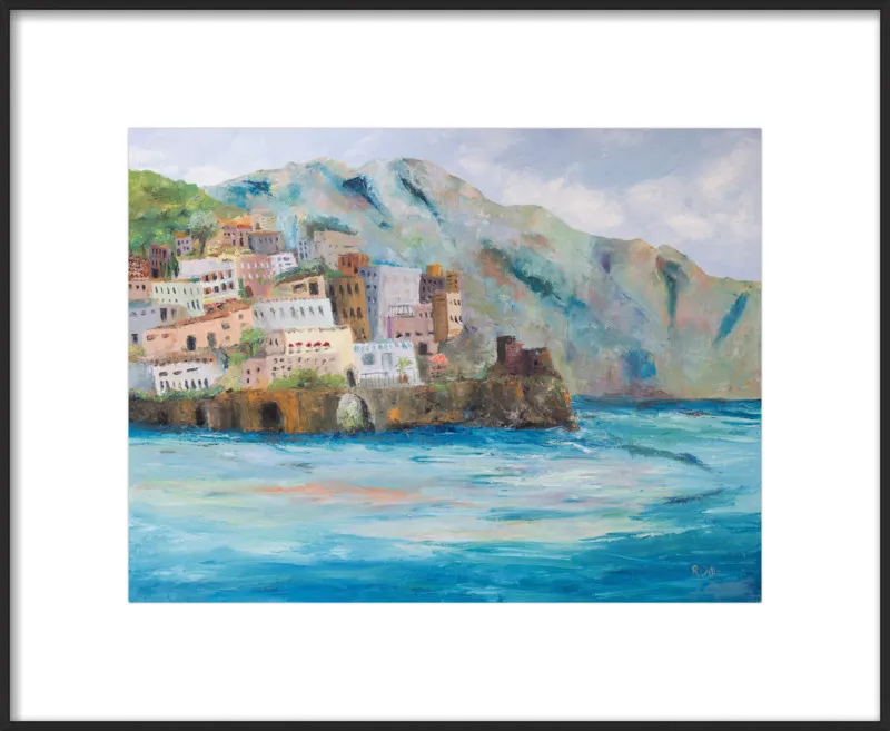 Amalfi Coast by Renee A Ortiz for Artfully Walls