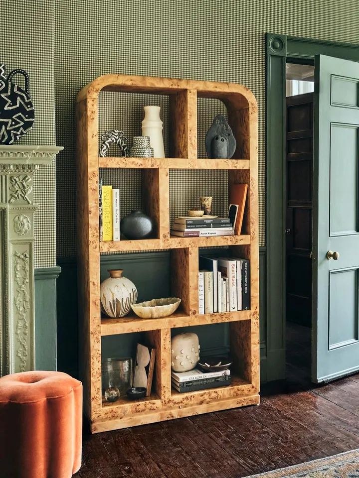 Wallace Shelving Unit, Mappa Burl