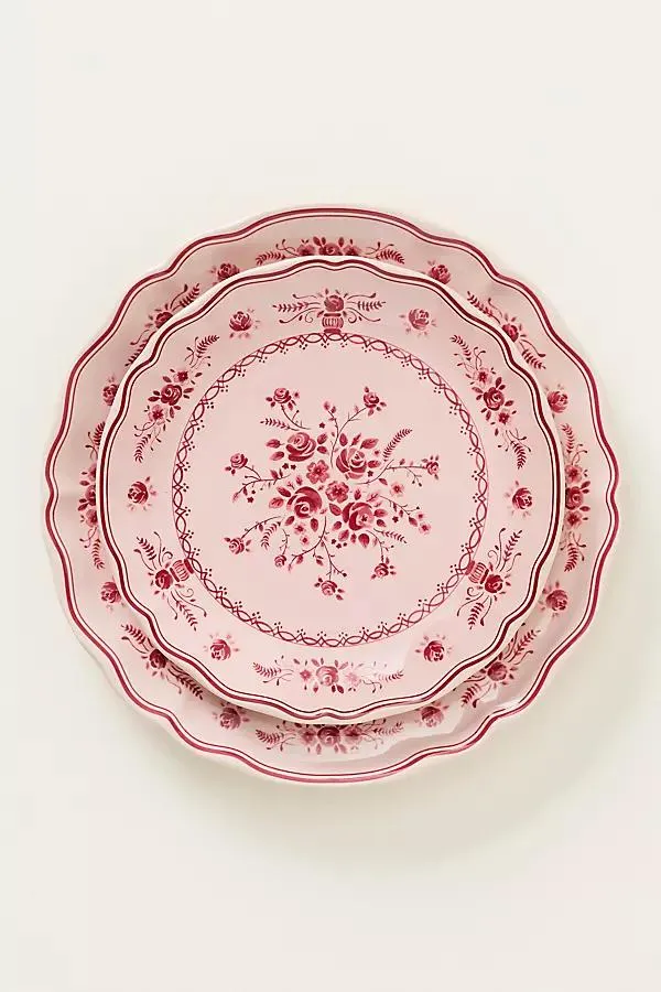 Vila Stoneware Dessert Plate, Set of 4