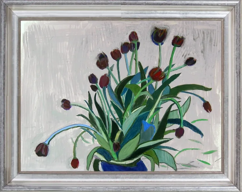 queen of the night tulip by Liz Innvar for Artfully Walls