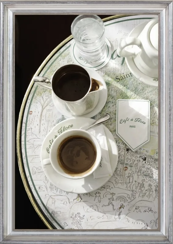 Chocolat chaud au Café de Flore by Lauren & Annael Tolila for Artfully Walls