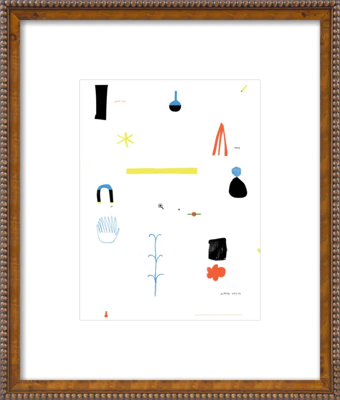 Working hard by playing around  by Agata Królak for Artfully Walls