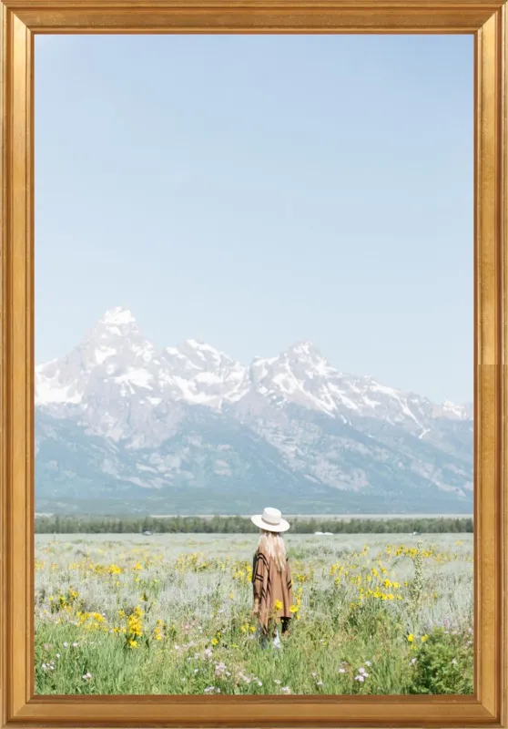Wildflower Field Wyoming by Carley Rudd for Artfully Walls