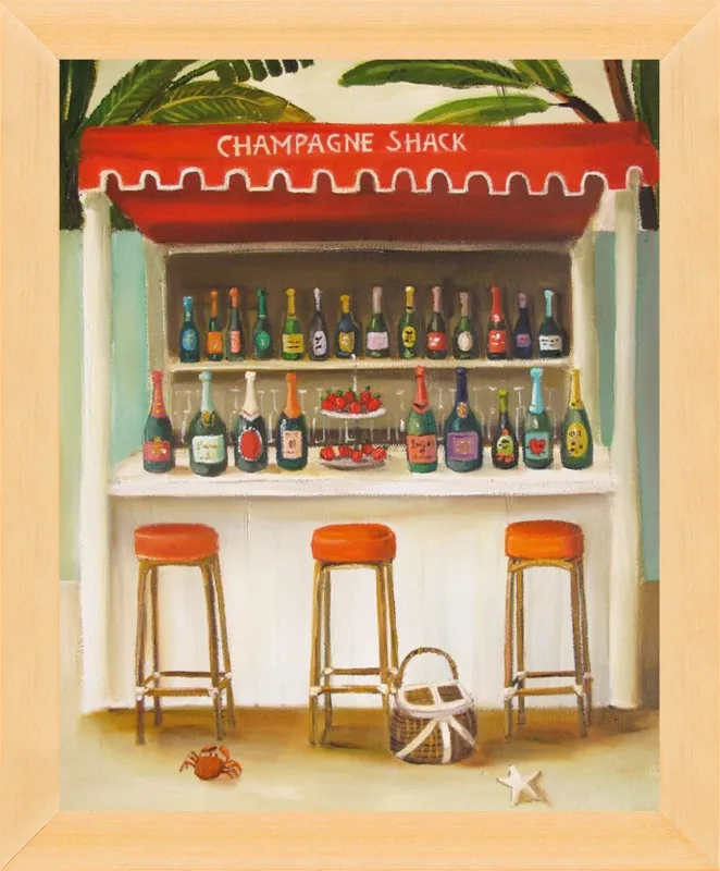 Champagne Shack by Janet Hill for Artfully Walls