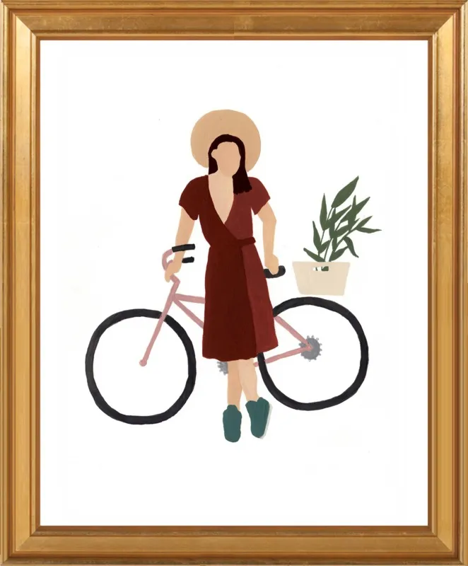 Biking Beauty by Taylor Ann for Artfully Walls