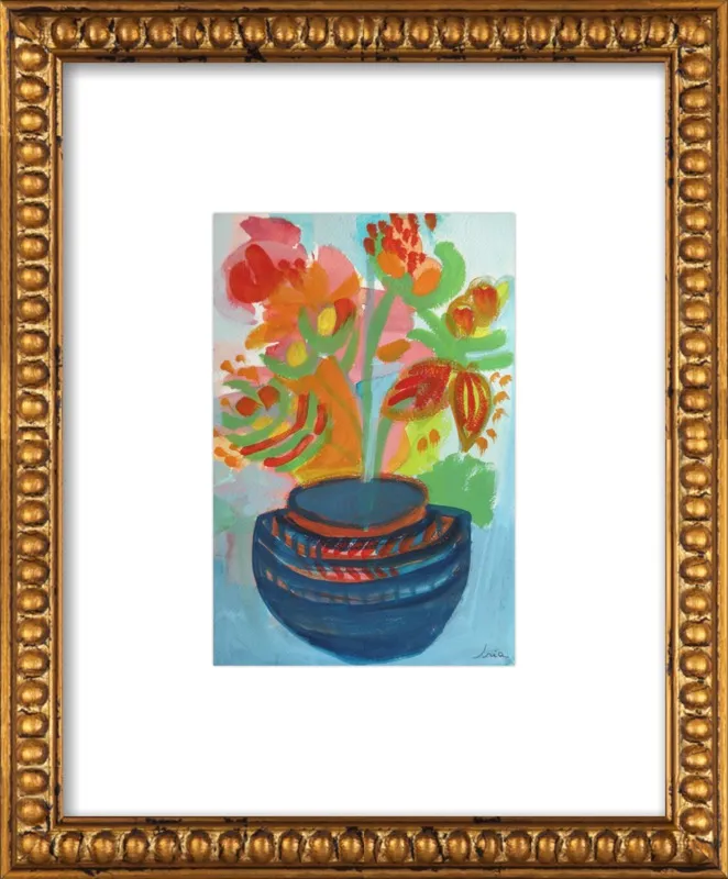 Red Flowers by Iria Fernandez Alvarez for Artfully Walls