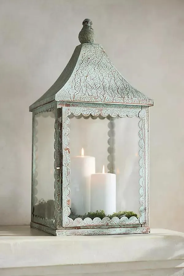 Scalloped Iron Lantern