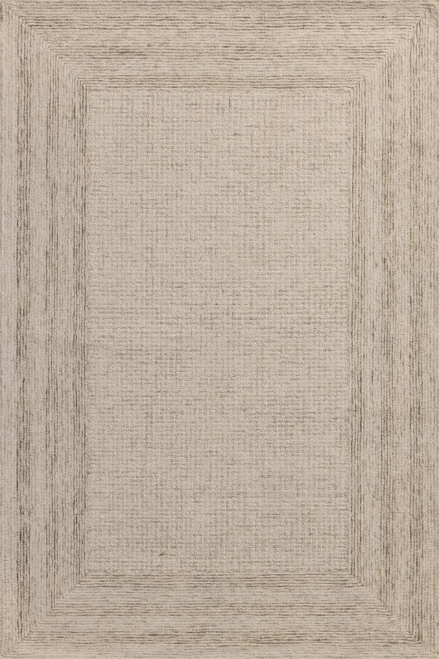 Amber Lewis x Loloi Windsor Ivory / Stone 18" x 18" Sample