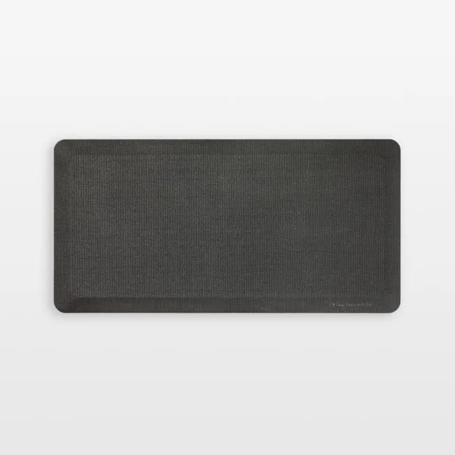 KitchenAid Gourmet Series Charcoal Grey Solid Gel Comfort Kitchen Mat