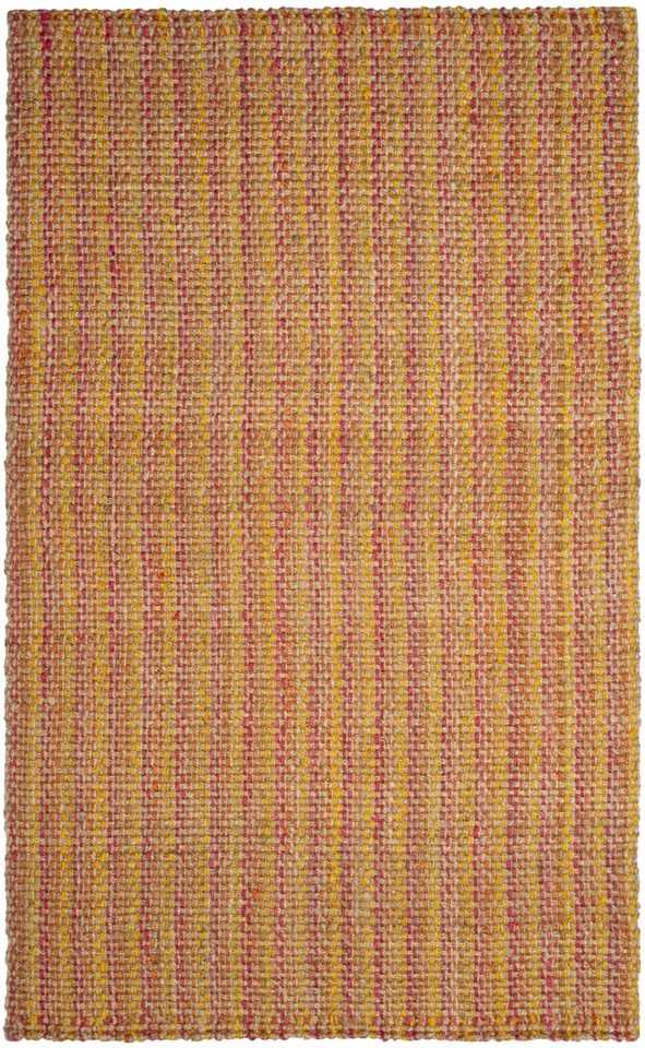 Arlo Home Hand Woven Area Rug, NF262A, Pink/Multi,  5' X 8'