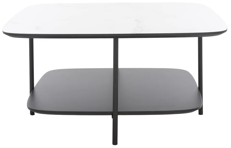 Anzia Coffee Table - White / Black