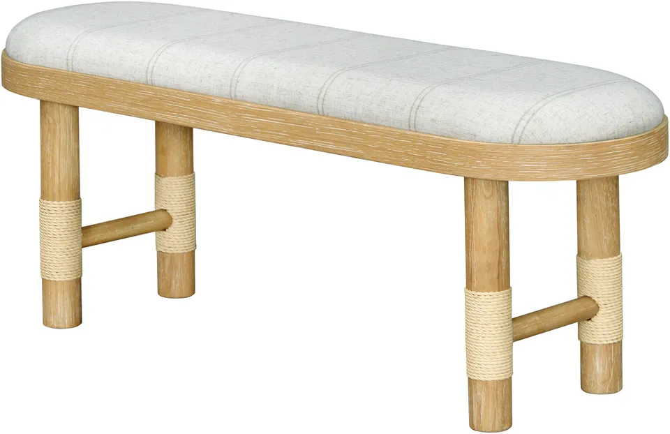 Esmarca Polyester 18"H x 47"W x 14"D Bench