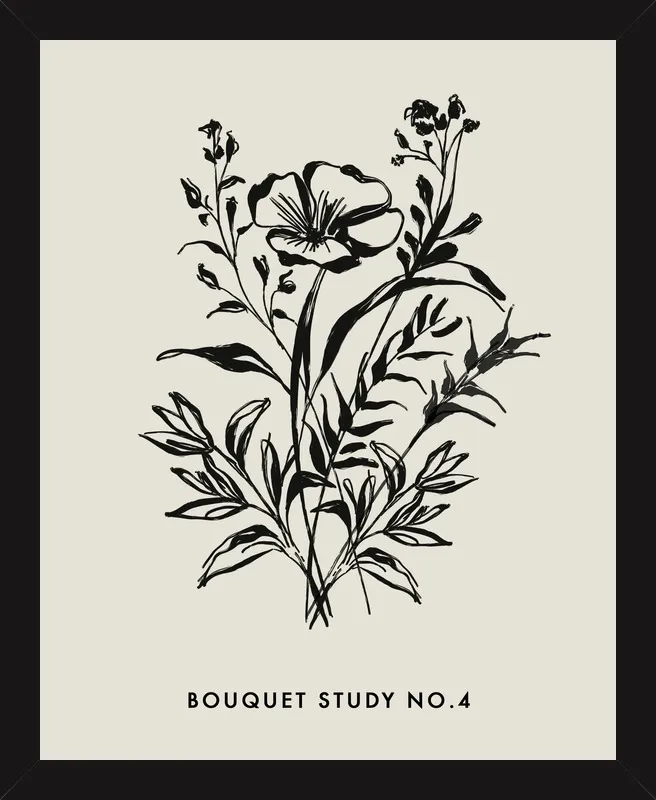 Bouquet Study No. 4 by Nancy Noreth for Artfully Walls