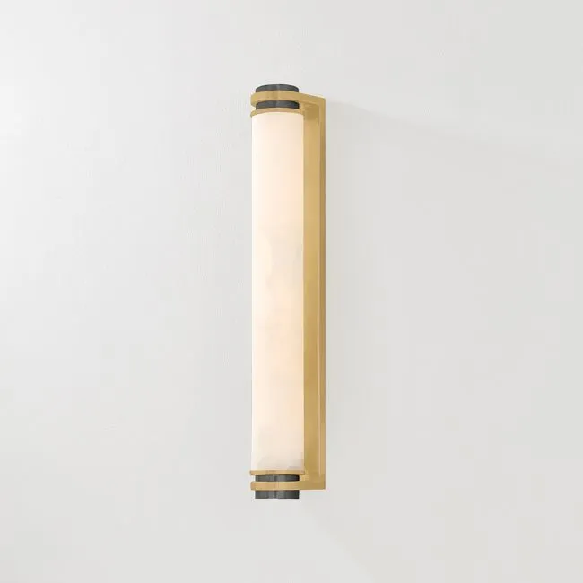 Almeria Large Brass Wall Sconce 22"