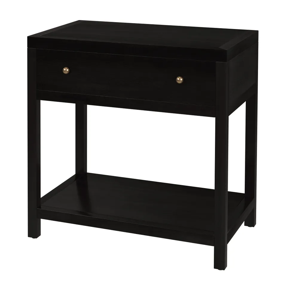 Nora Antique Coffee Nightstand