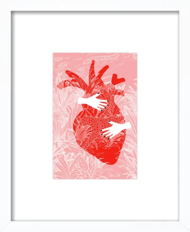 REFUGE ROSE by Claire Colin for Artfully Walls