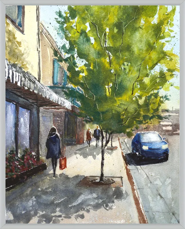 Shops in Laguna by Lauren Dusing for Artfully Walls