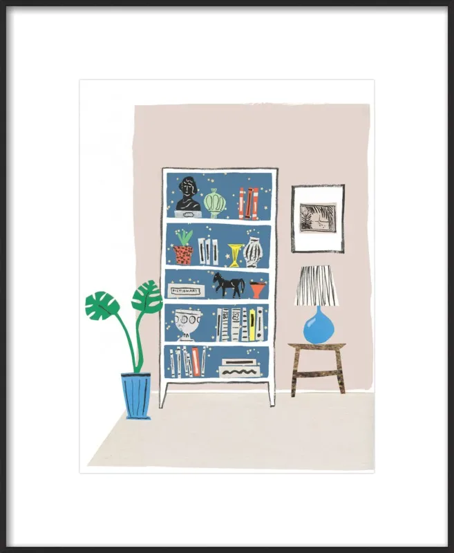 Shelfie by Danielle Kroll for Artfully Walls