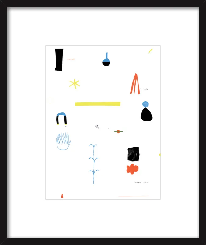 Working hard by playing around  by Agata Królak for Artfully Walls