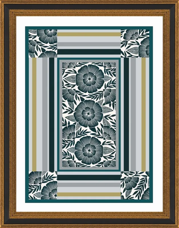 Botanical Frame 1 by Katharine Watson for Artfully Walls