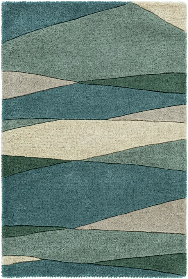 Forum Green Indoor 2' x 3' Handmade Rug