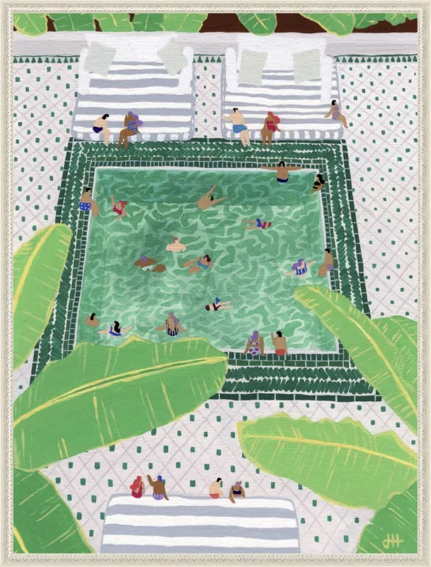 Green Riad by Joanne Ho for Artfully Walls