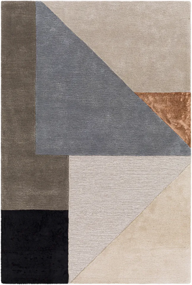 Glasgow Beige Indoor 8'10" x 12' Handmade Rug