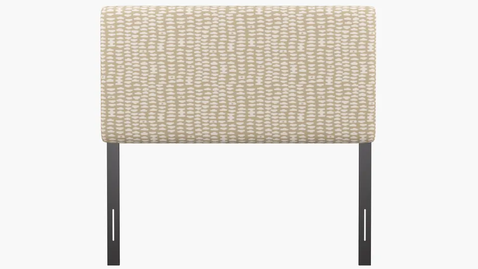 Square Back Headboard, Sand Odalisque, Full