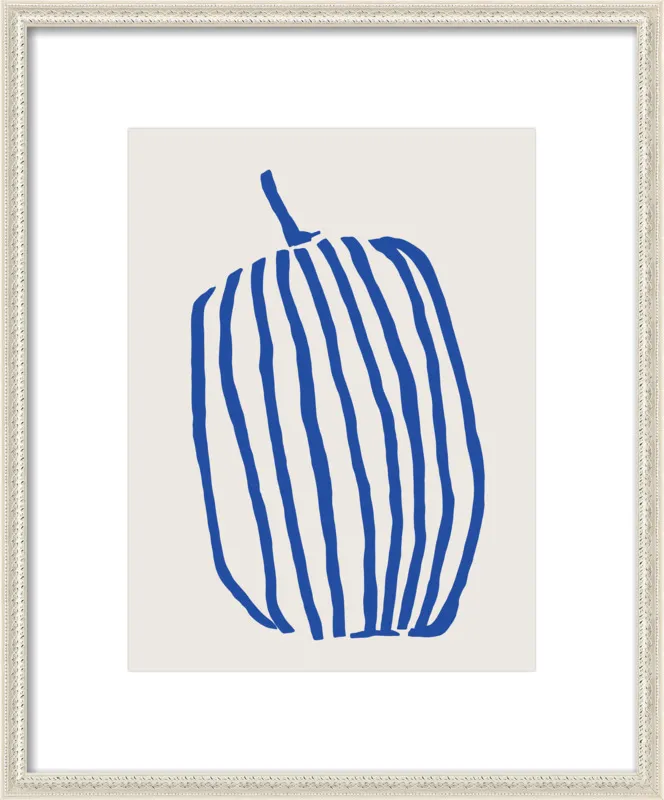 Striped pumpkin by Jessica Nielsen for Artfully Walls