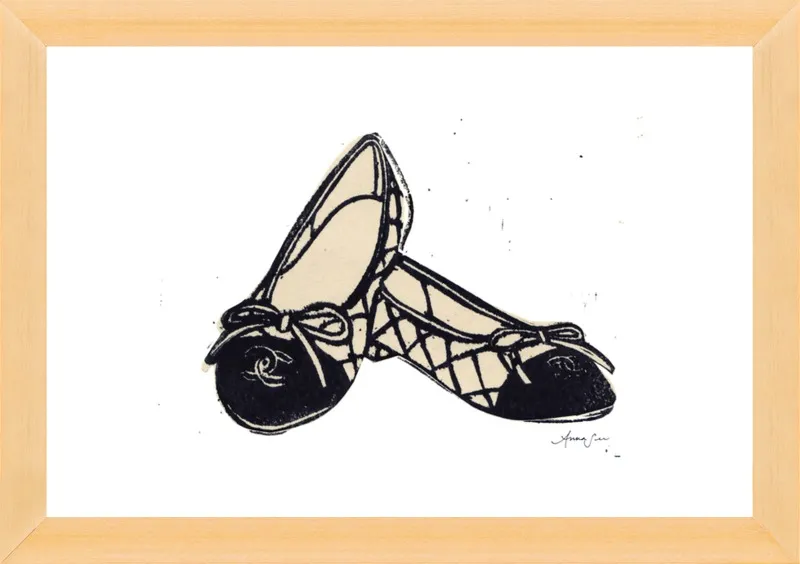 Chanel Ballet Flats by Anna See for Artfully Walls