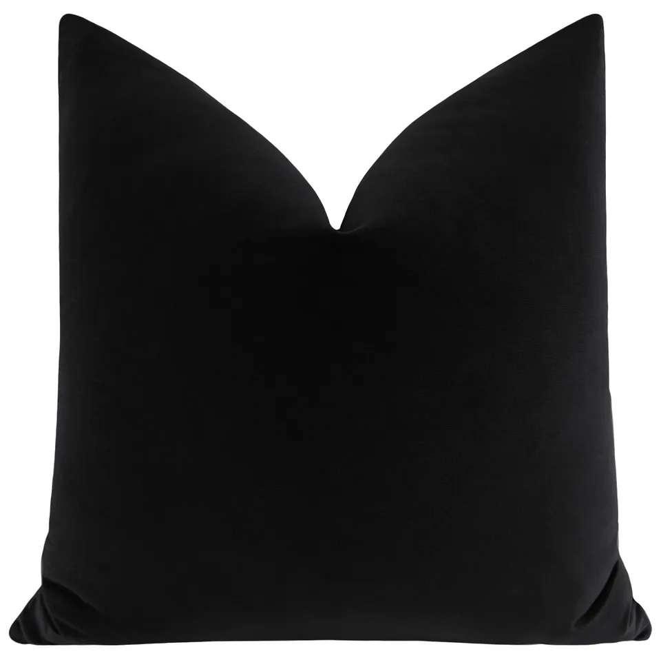 SIGNATURE VELVET // NOIR - SWATCH 4" X 4"