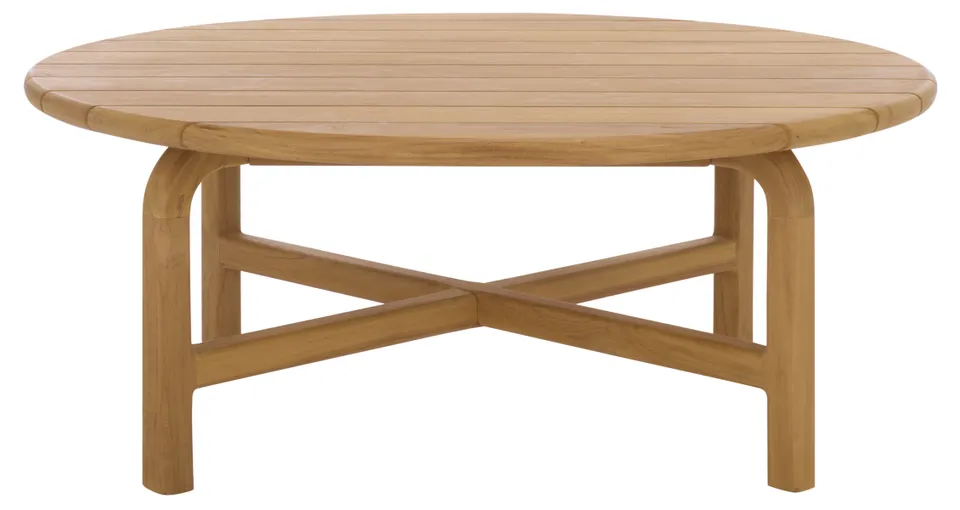 Rogers Teak Coffee Table - Natural - Safavieh