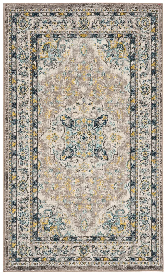 Arlo Home Woven Area Rug, PHX154F, Ivory/Grey,  3' X 5'
