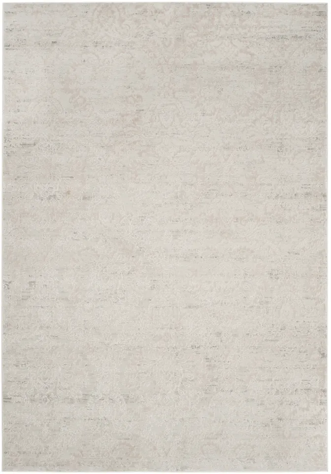 Arlo Home Woven Area Rug, PRN717B, Silver/Beige,  5' 1" X 7' 6"