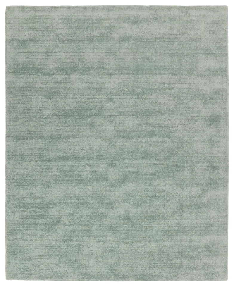 Arcus FTR03 Handmade Solid Green Area Rug (4'x6')