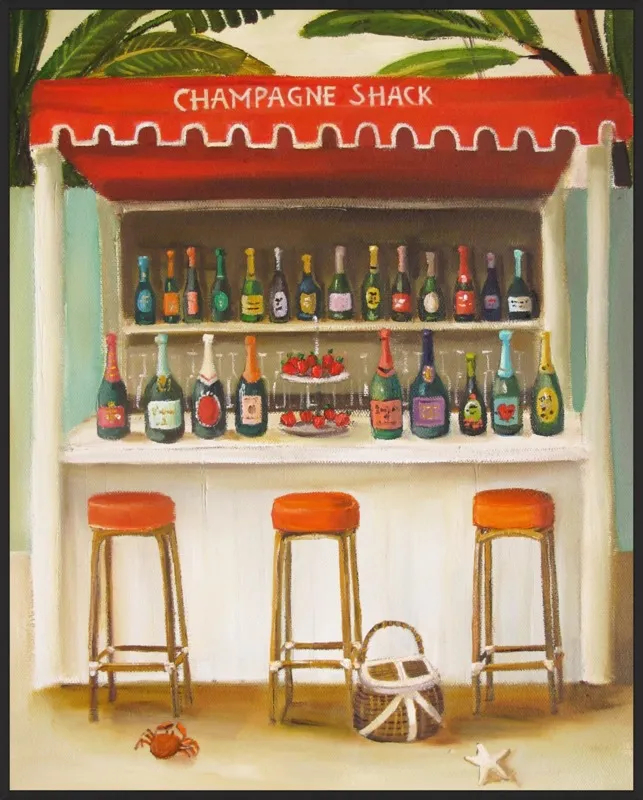 Champagne Shack by Janet Hill for Artfully Walls