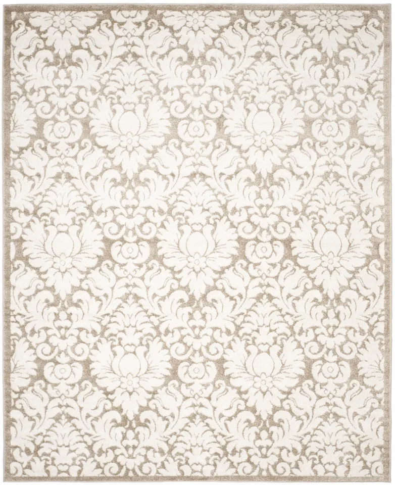 Arlo Home Indoor/Outdoor Woven Area Rug, AMT427S, Wheat/Beige,  11' X 16' RECTANGLE